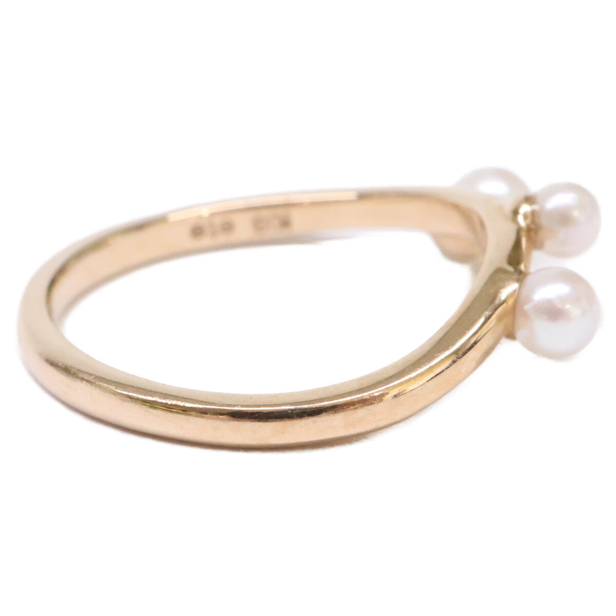 ete エテ 【美品】K18 パール リング 指輪