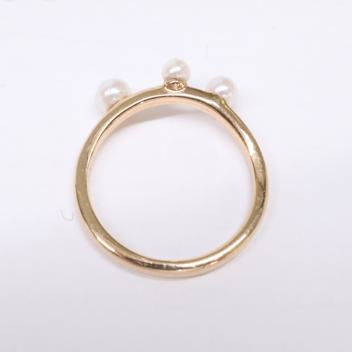 ete エテ 【美品】K18 パール リング 指輪