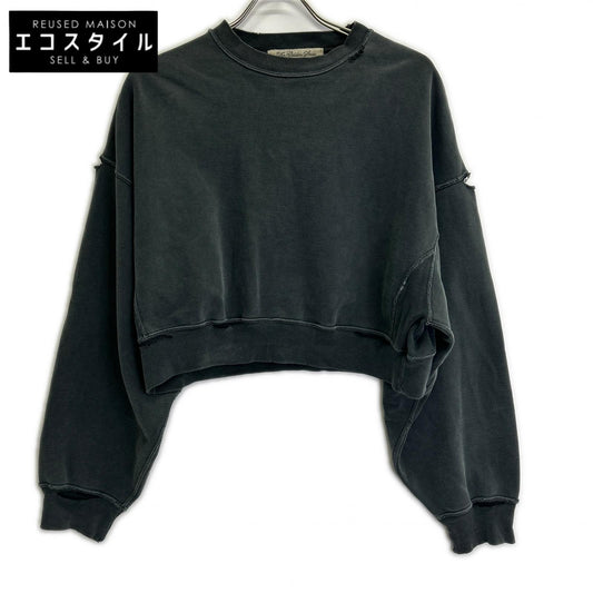 REMIRELIEF レミレリーフ ×SHISHIKUI チャコール 128390 ダメージ加工クルーネックスウェット トップス