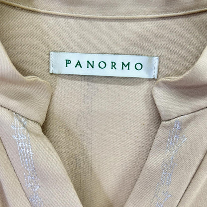 PANORMO PANO-OP-035 箔印花衬衫连衣裙 米色