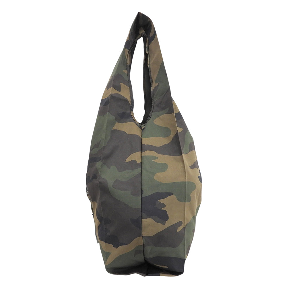 A.P.C. アーペーセー 美品 カモフラ SHOPPING ULTRALIGHT MINIMAL 22P エコバッグ トートバッグ レディース グリーン/ブラウン トートバッグ