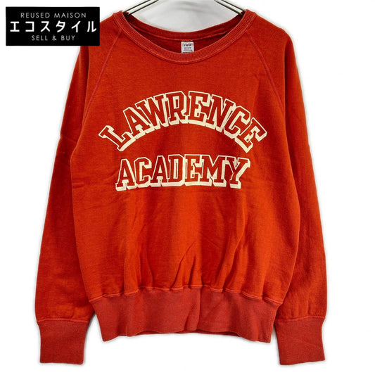 WAREHOUSE ウエアハウス レッド プリント ラグラン スウェットシャツ トップス