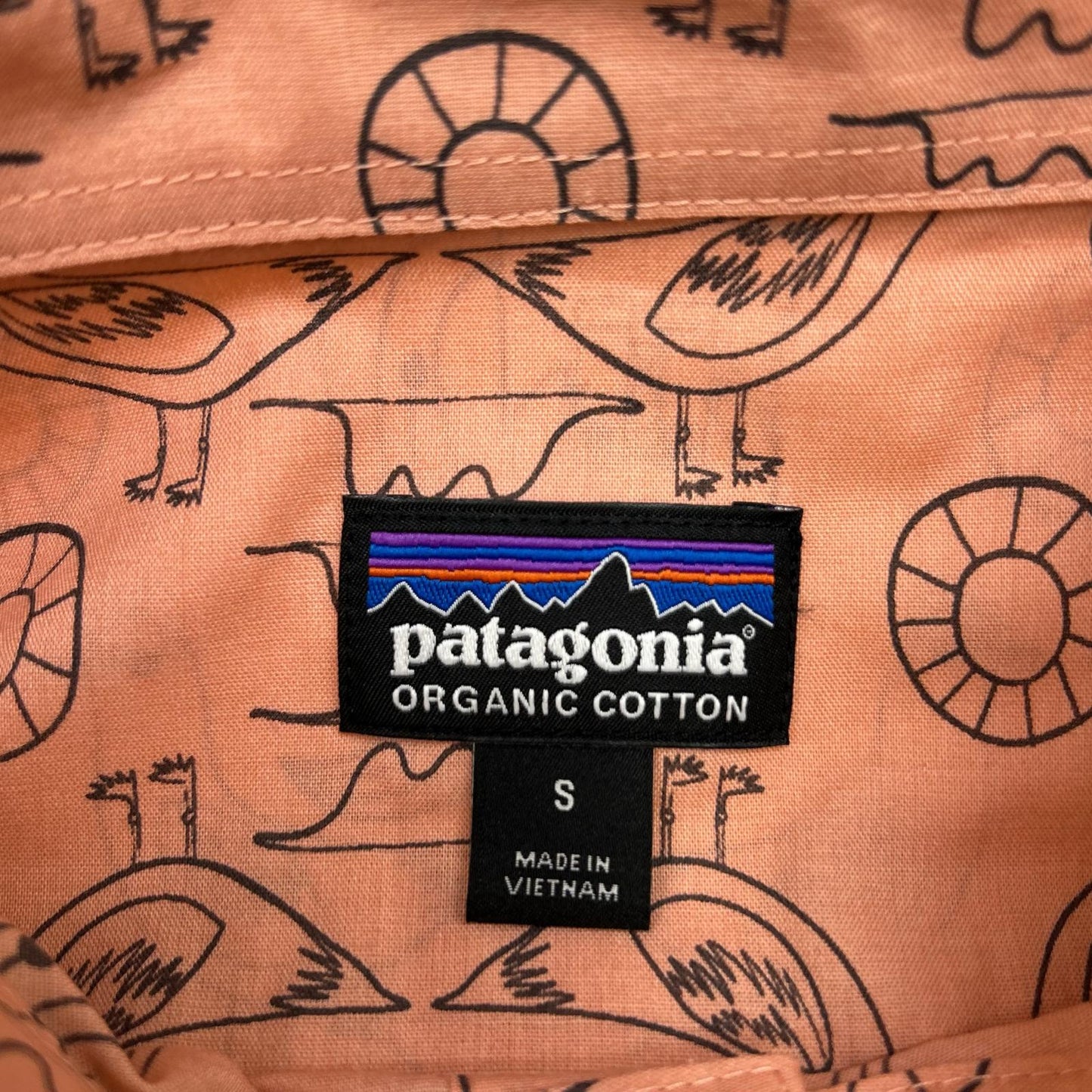 Patagonia パタゴニア ピンク 総柄 52691SP22 ゴートーゥシャツ トップス