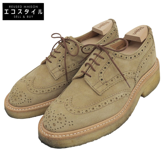 Tricker's トリッカーズ 美品 8064 バートン オックスフォードシューズ メンズ ベージュ 7 シューズ