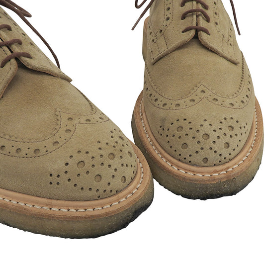 Tricker's トリッカーズ 美品 8064 バートン オックスフォードシューズ メンズ ベージュ 7 シューズ