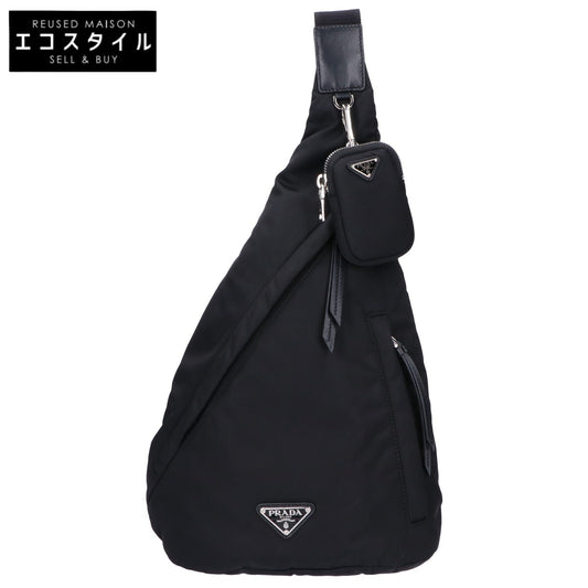 PRADA プラダ 2VZ092 リナイロンxレザー ワンショルダーバックパック ショルダーバッグ