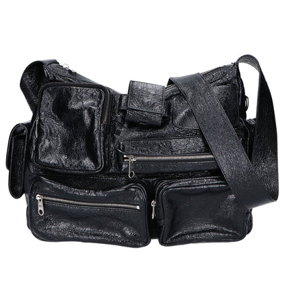 BALENCIAGA バレンシアガ 美品 785297 スーパービジー アリーナラムスキン メッセンジャーバッグ ショルダーバッグ