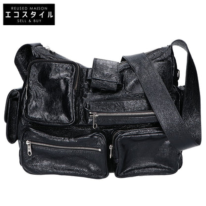 BALENCIAGA バレンシアガ 美品 785297 スーパービジー アリーナラムスキン メッセンジャーバッグ ショルダーバッグ