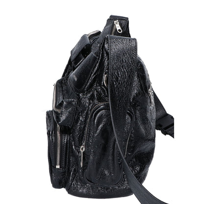 BALENCIAGA バレンシアガ 美品 785297 スーパービジー アリーナラムスキン メッセンジャーバッグ ショルダーバッグ