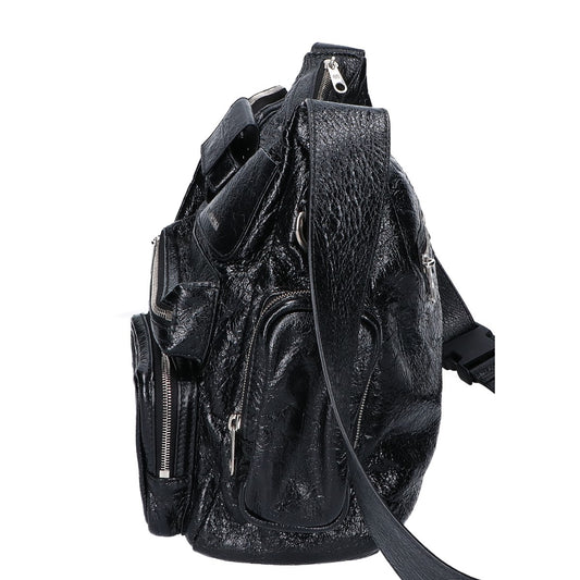 BALENCIAGA バレンシアガ 美品 785297 スーパービジー アリーナラムスキン メッセンジャーバッグ ショルダーバッグ