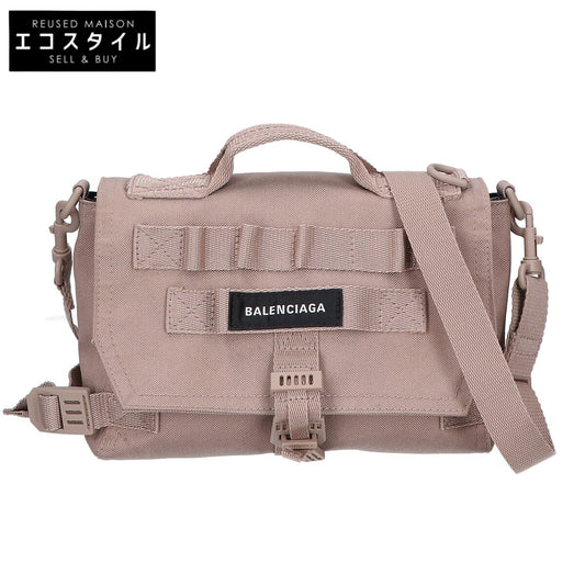 BALENCIAGA バレンシアガ 【美品】656106 アーミー ナイロン メッセンジャーバッグ ショルダーバッグ