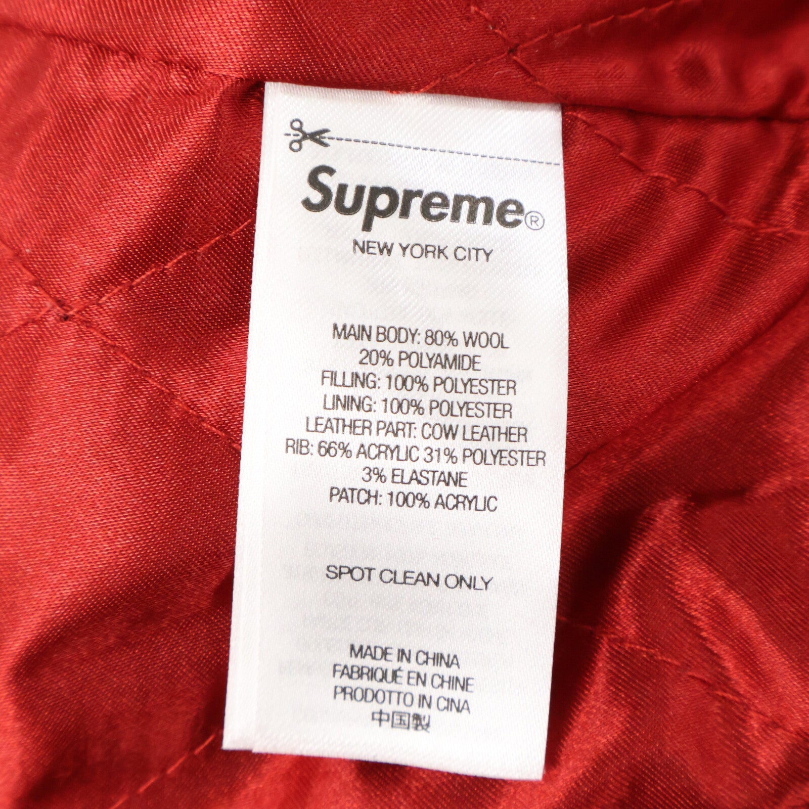 Supreme シュプリーム ｘNUMBER(N)INE【美品/国内正規/25FW】Mickey Mouse Varsity Jacket ミッキーマウス バーシティジャケット ジャケット