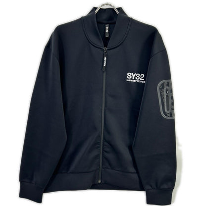 SY32 by SWEET YEARS エスワイサーティトゥーバイスウィートイヤーズ ブラック 14109 DOUBLE KNIT BOMBER JK ジャケット