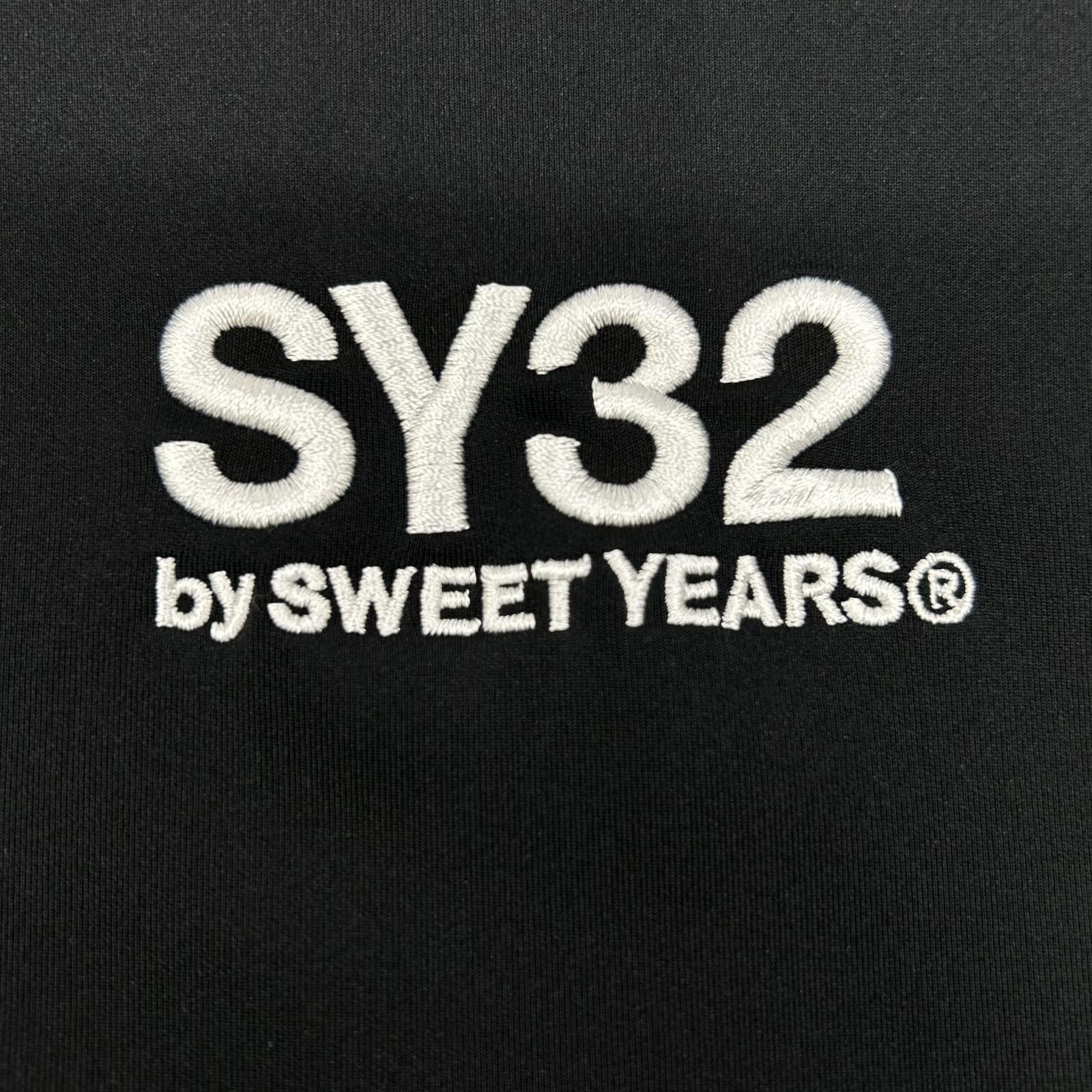 SY32 by SWEET YEARS エスワイサーティトゥーバイスウィートイヤーズ ブラック 14109 DOUBLE KNIT BOMBER JK ジャケット
