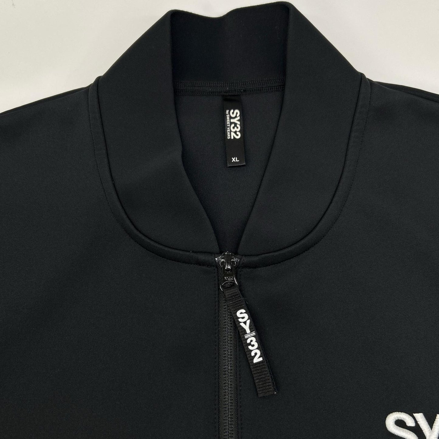 SY32 by SWEET YEARS エスワイサーティトゥーバイスウィートイヤーズ ブラック 14109 DOUBLE KNIT BOMBER JK ジャケット