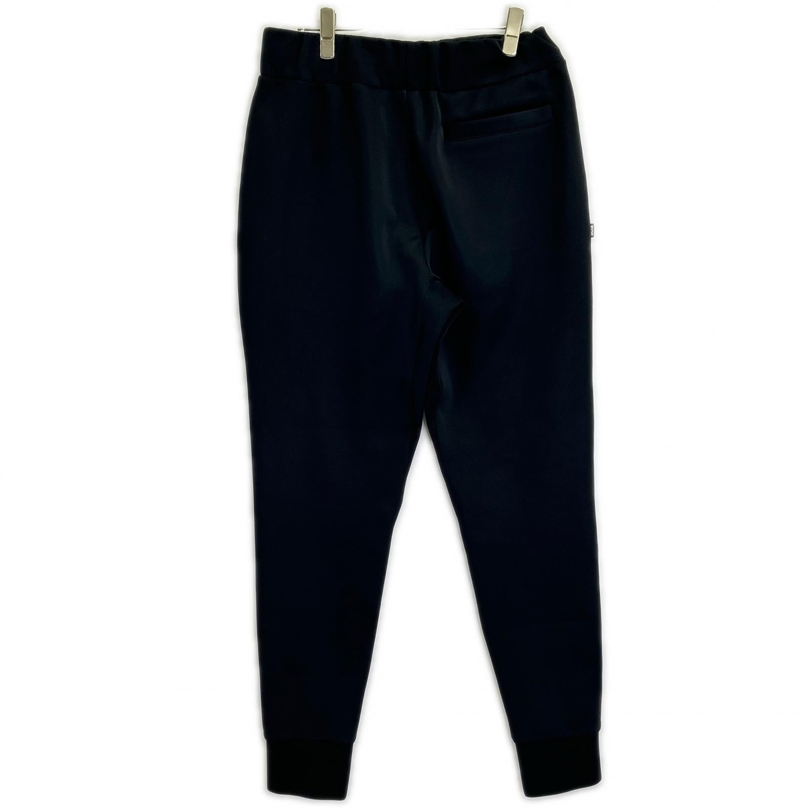 SY32 by SWEET YEARS SY32 by Sweet Years black 14116 DOUBLE KNIT EMBROIDERY LOGO long pants bottoms