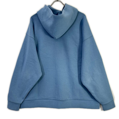 SY32 by SWEET YEARS エスワイサーティトゥーバイスウィートイヤーズ ブルー 15527 EMBROIDERY LOGO WIDE SILHOUETTE フーディ トップス