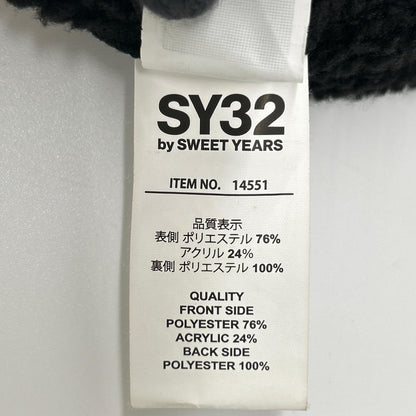 SY32 by SWEET YEARS エスワイサーティトゥーバイスウィートイヤーズ ブラック 14551 REGULAR リバーシブル ブルゾン ジャケット