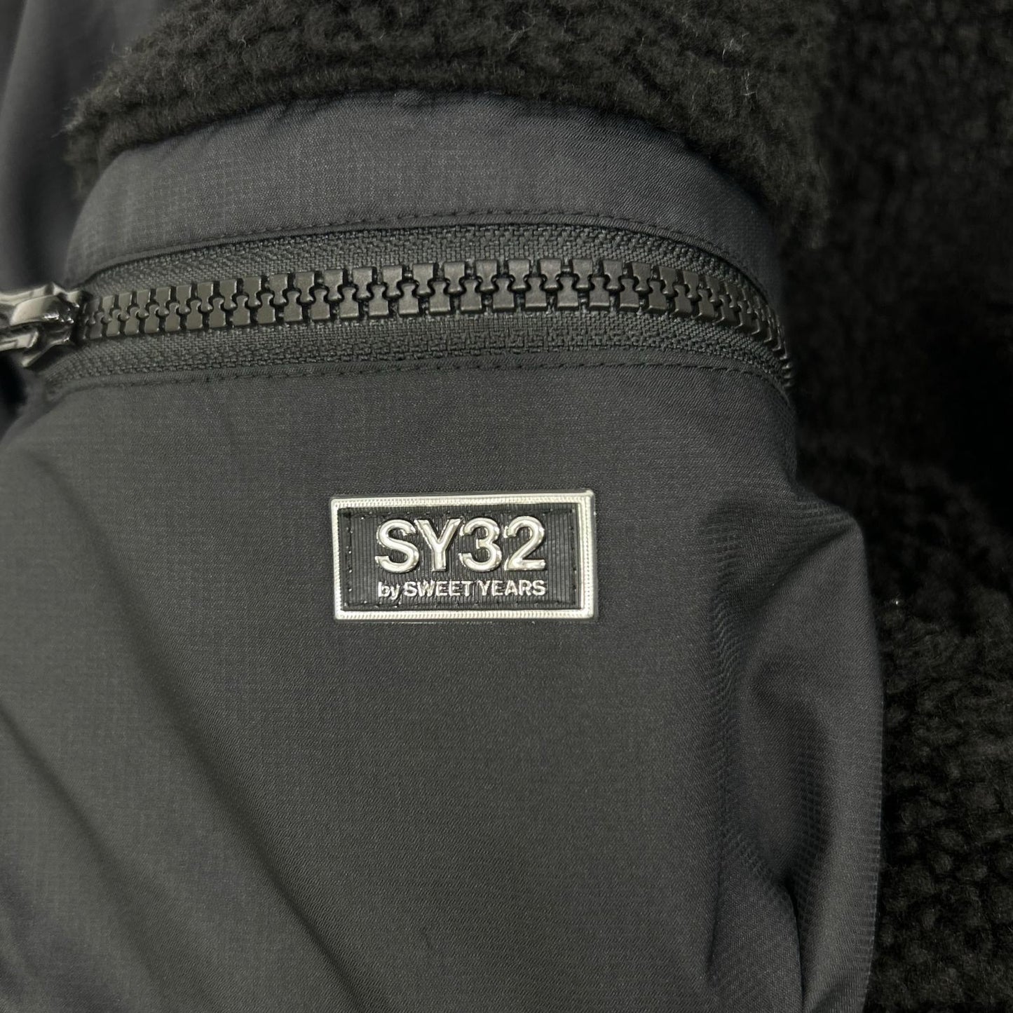 SY32 by SWEET YEARS エスワイサーティトゥーバイスウィートイヤーズ ブラック 14551 REGULAR リバーシブル ブルゾン ジャケット