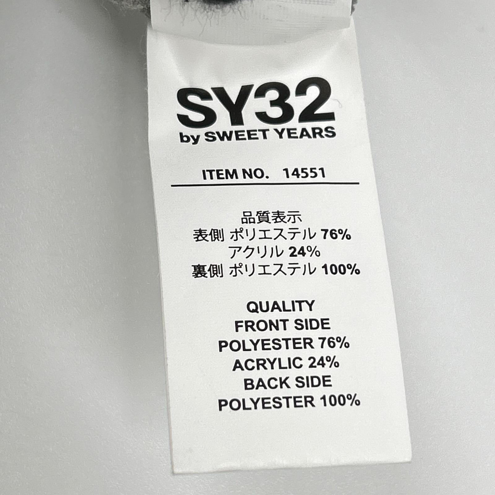 SY32 by SWEET YEARS エスワイサーティトゥーバイスウィートイヤーズ グレー 14551 REGULAR リバーシブル ブルゾン ジャケット