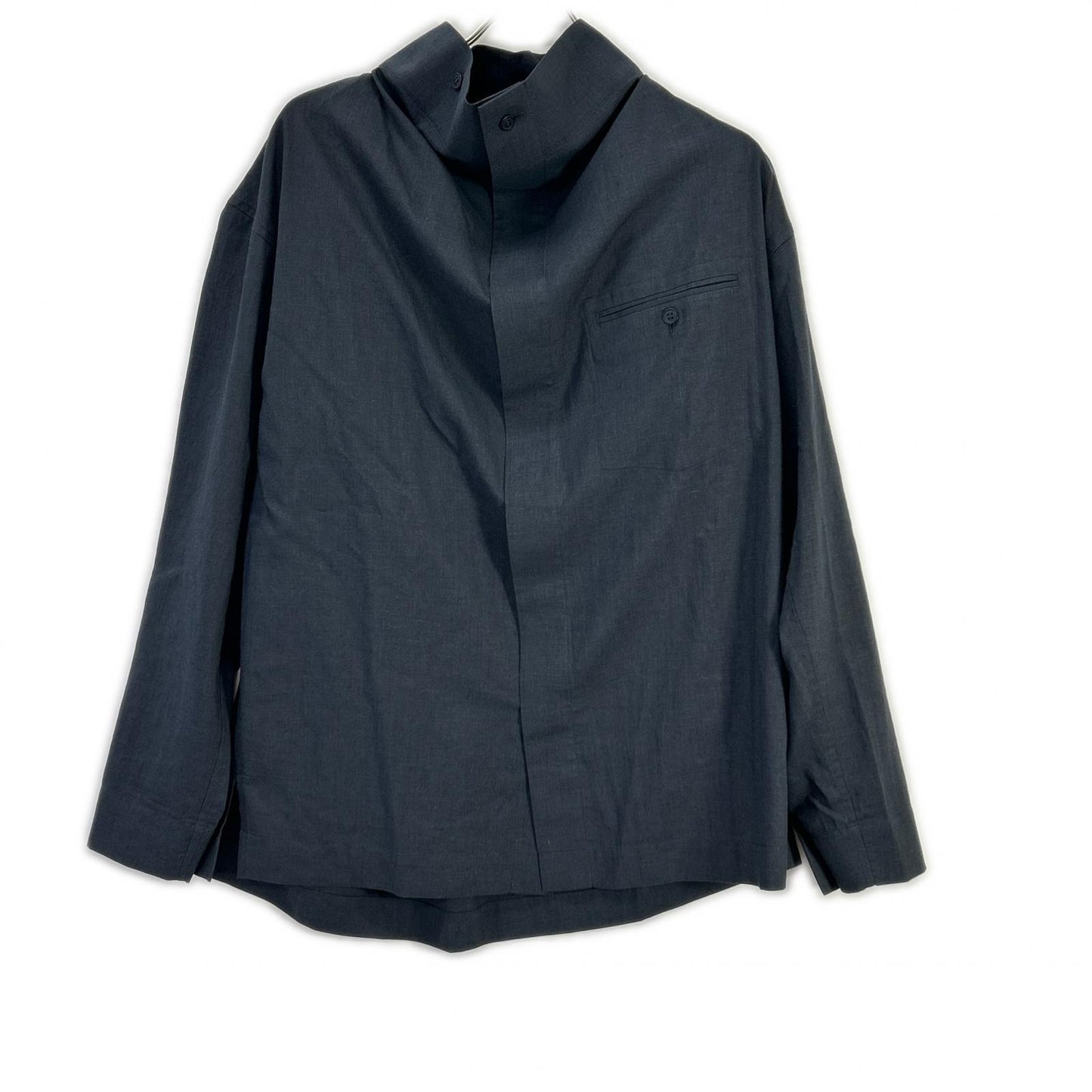 HOMME PLISSE ISSEY MIYAKE オムプリッセ イッセイミヤケ グレー HP61FJ321 PL RAMIE SHIRT トップス
