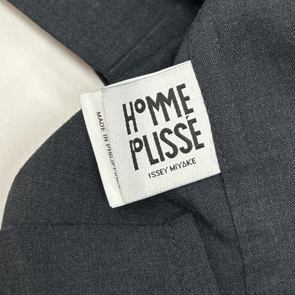 HOMME PLISSE ISSEY MIYAKE オムプリッセ イッセイミヤケ グレー HP61FJ321 PL RAMIE SHIRT トップス