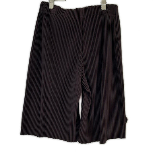 HOMME PLISSE ISSEY MIYAKE オムプリッセ イッセイミヤケ エッグプラントブラック HP61JF212 WEAR OR WRAP ボトムス