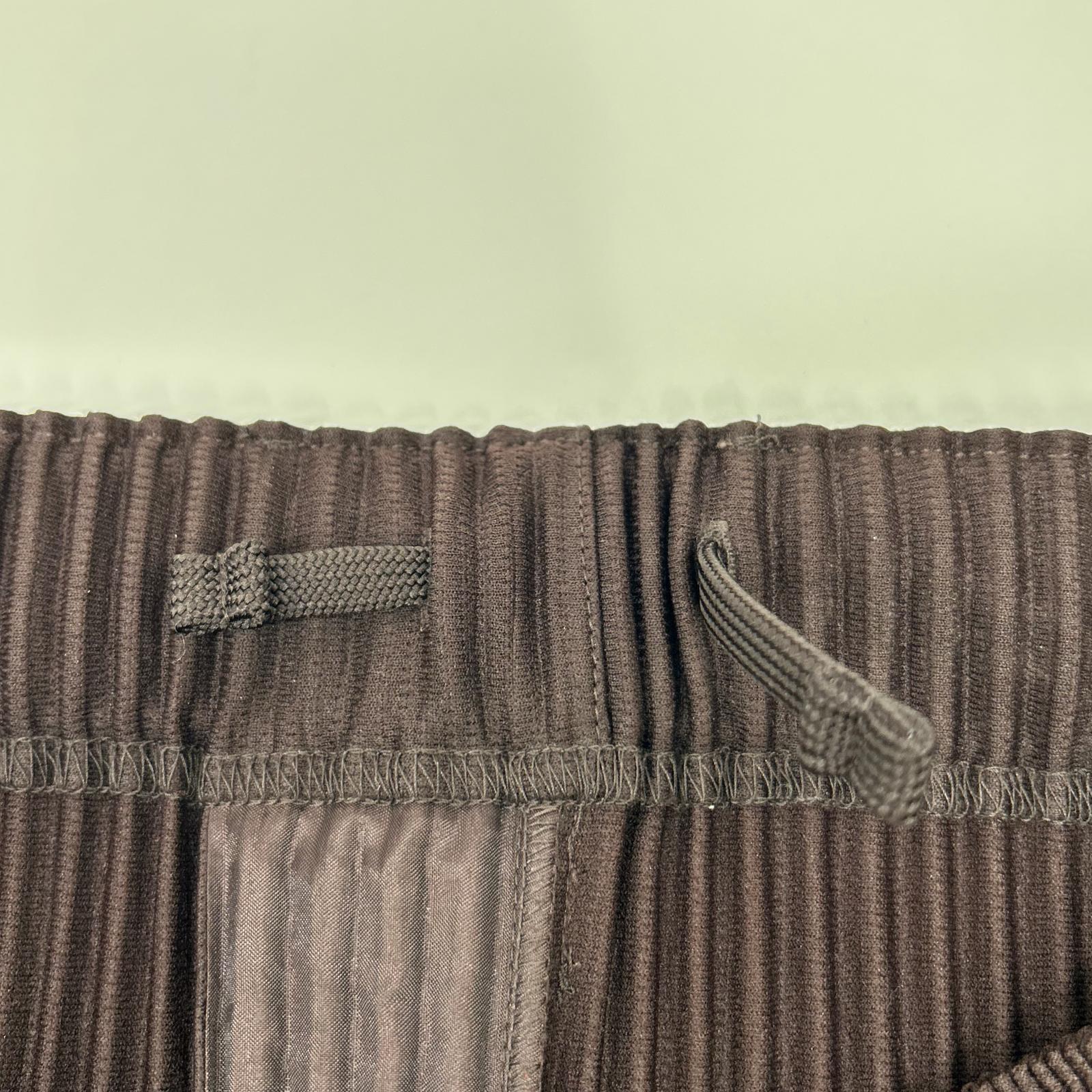 HOMME PLISSE ISSEY MIYAKE オムプリッセ イッセイミヤケ エッグプラントブラック HP61JF212 WEAR OR WRAP ボトムス