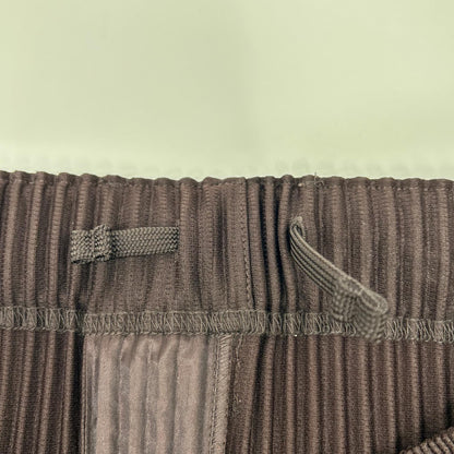 HOMME PLISSE ISSEY MIYAKE オムプリッセ イッセイミヤケ エッグプラントブラック HP61JF212 WEAR OR WRAP ボトムス