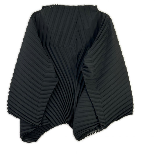 ISSEY MIYAKE イッセイミヤケ ブラック IM53FJ162 WAVE PLEATS Top トップス
