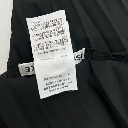 ISSEY MIYAKE イッセイミヤケ ブラック IM53FJ162 WAVE PLEATS Top トップス