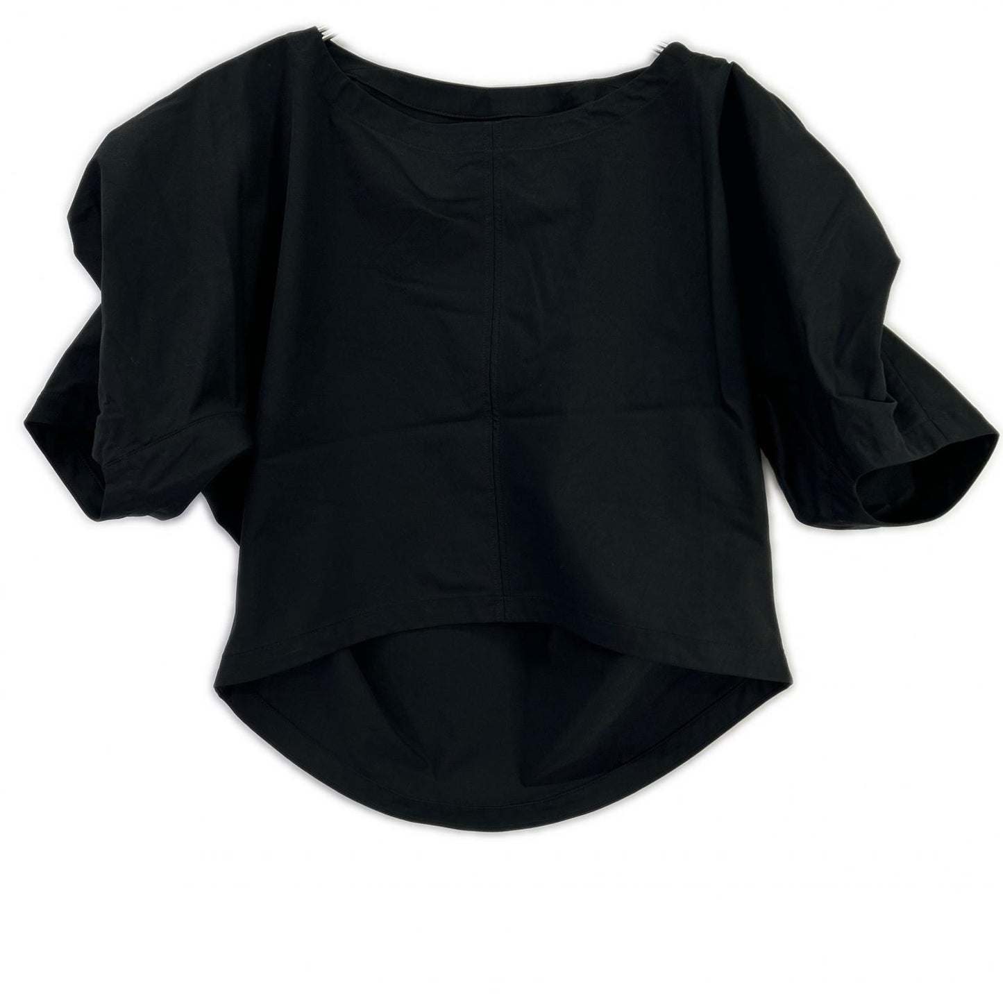 ISSEY MIYAKE イッセイミヤケ ブラック IM61FJ513 TWISTED DRAPE トップス