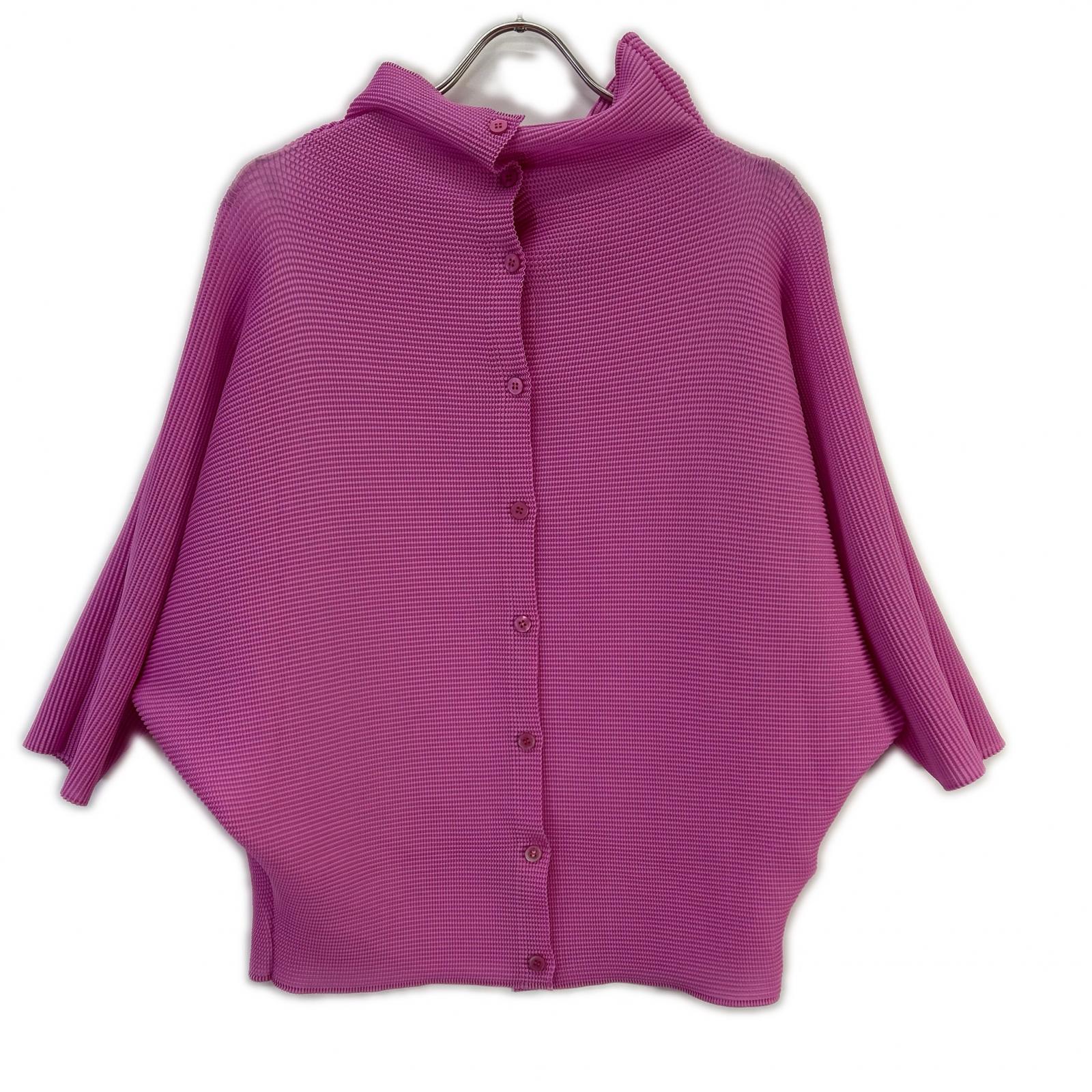 MeISSEYMIYAKE ミーイッセイミヤケ ピンク MI61FO513 DOLMAN STRETCH PLEATS 2 トップス