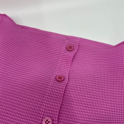 MeISSEYMIYAKE ミーイッセイミヤケ ピンク MI61FO513 DOLMAN STRETCH PLEATS 2 トップス