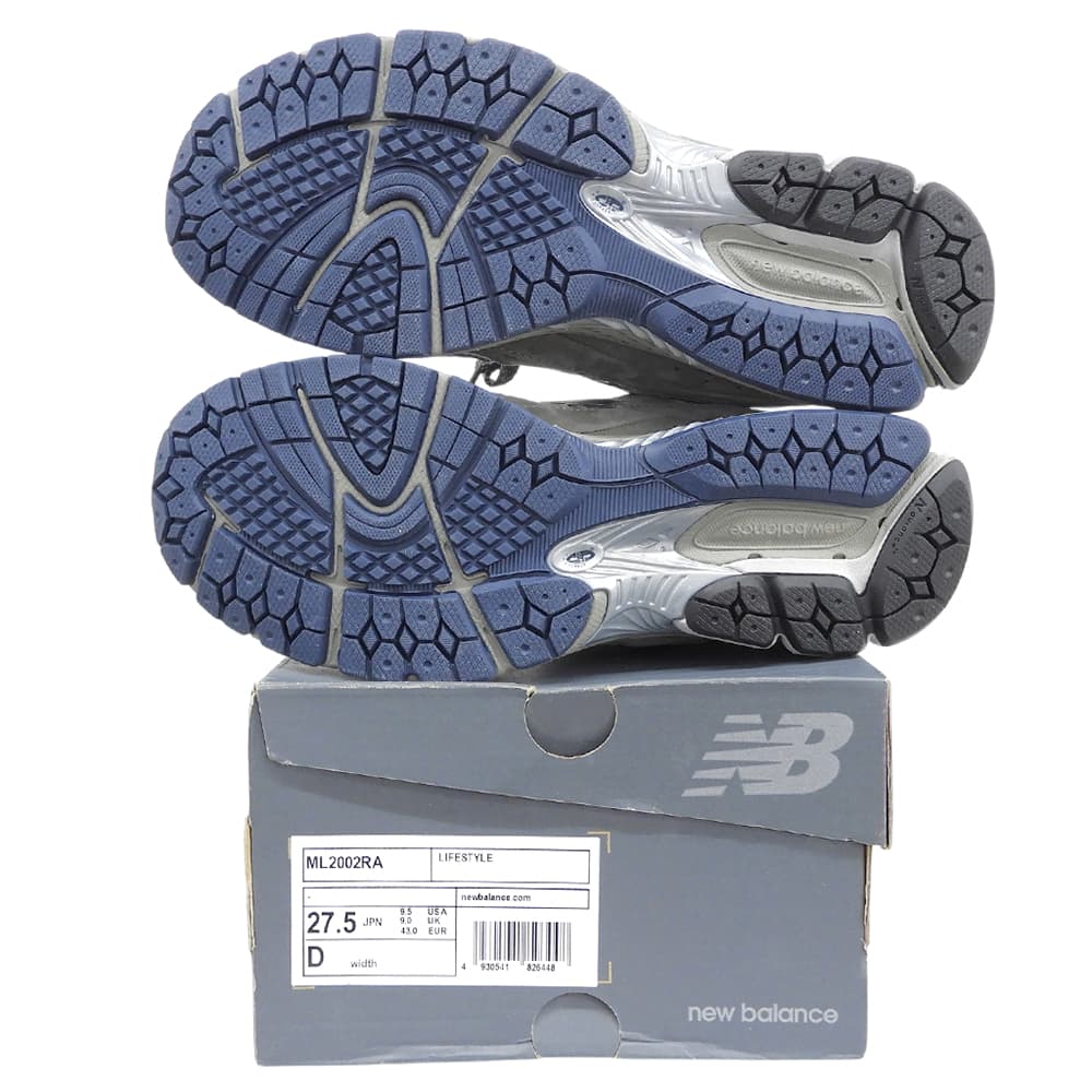 NEW BALANCE ニューバランス 未使用 キャッスルロック スニーカー シューズ メンズ グレー 27.5cm ML2002RA シューズ