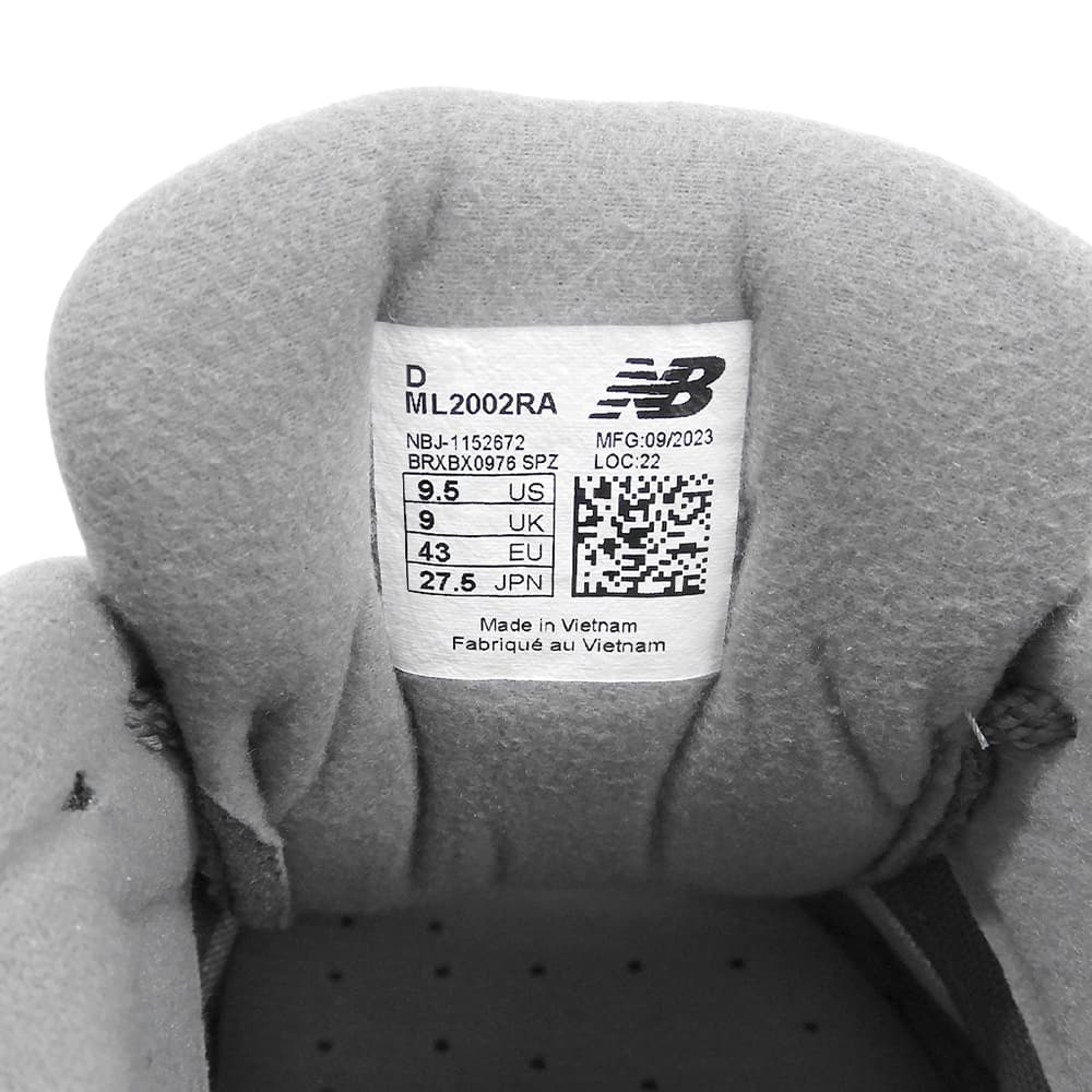 NEW BALANCE ニューバランス 未使用 キャッスルロック スニーカー シューズ メンズ グレー 27.5cm ML2002RA シューズ