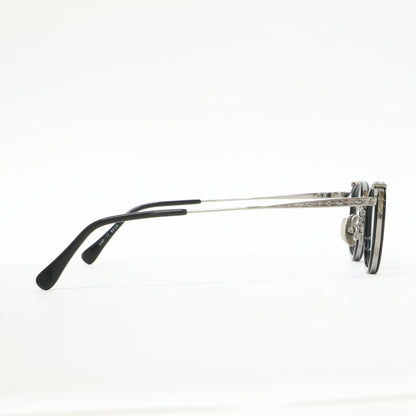 金子眼鏡 金子眼鏡 【美品】KMP-17 BKAS S925DEC 度入りレンズ コンビ アイウェア 眼鏡