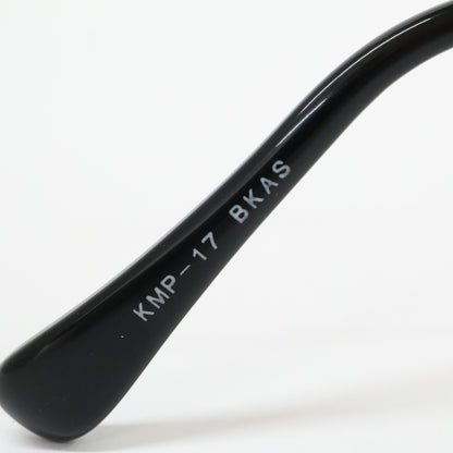 金子眼鏡 金子眼鏡 【美品】KMP-17 BKAS S925DEC 度入りレンズ コンビ アイウェア 眼鏡
