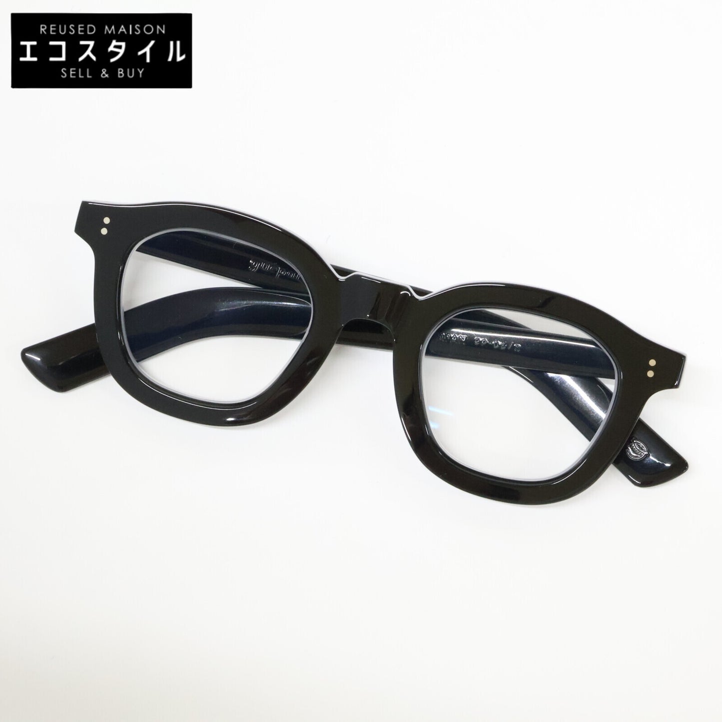 guepard ギュパール for UR アーバンリサーチ別注 【美品】gp-06/n 度入りレンズ ウェリントンシェイプ アイウェア 眼鏡