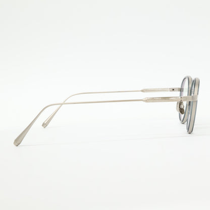 THE WHITE SCREEN ホワイトスクリーン 【美品】POINT PLUS ACETATE/TITANIUM ポイントプラス 度入りレンズ ボストンシェイプ アイウェア 眼鏡
