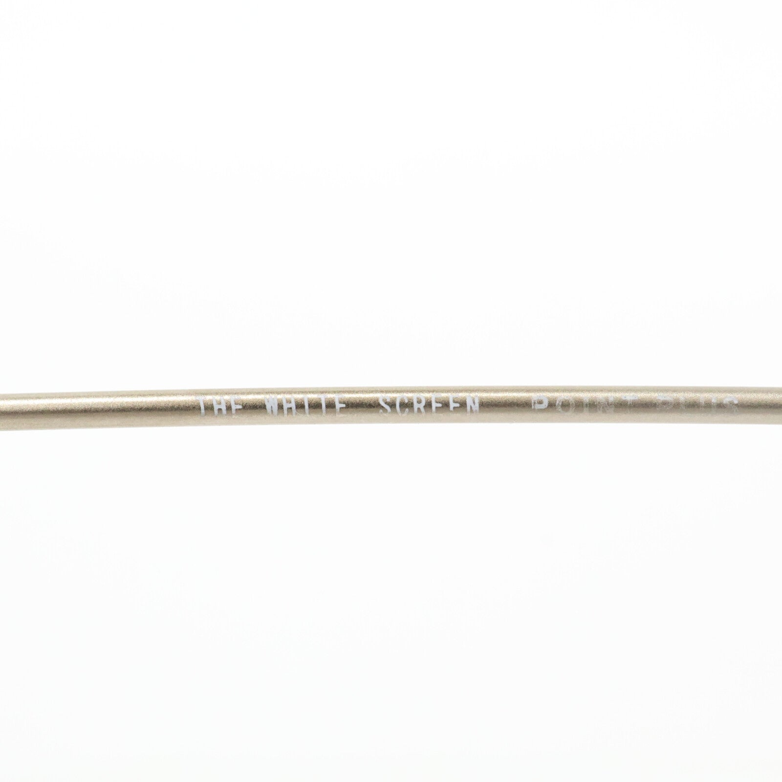 THE WHITE SCREEN ホワイトスクリーン 【美品】POINT PLUS ACETATE/TITANIUM ポイントプラス 度入りレンズ ボストンシェイプ アイウェア 眼鏡