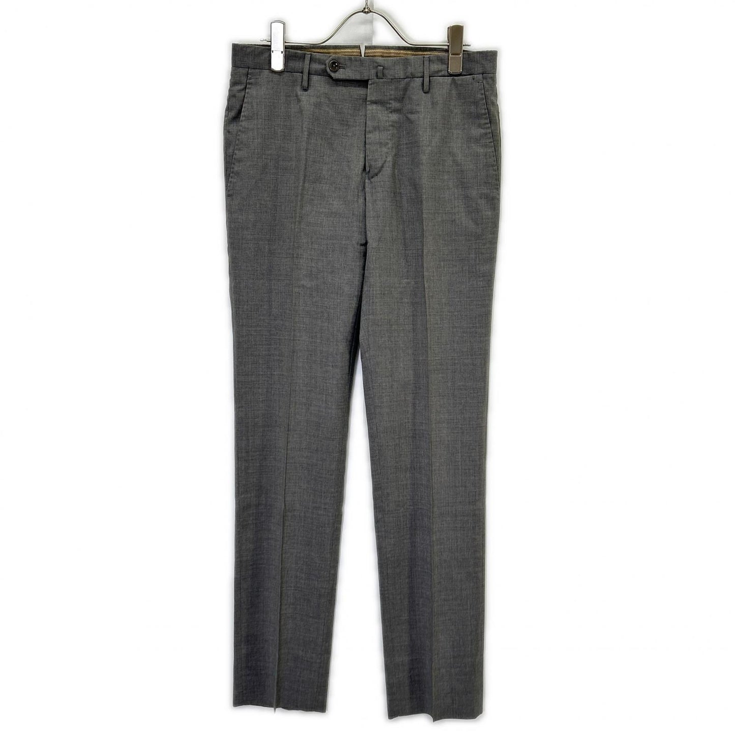 INCOTEX インコテックス ×BEAMSF SLIMFIT グレー ウール スラックス ボトムス