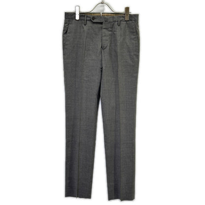 INCOTEX インコテックス ×BEAMSF SLIMFIT グレー ウール スラックス ボトムス
