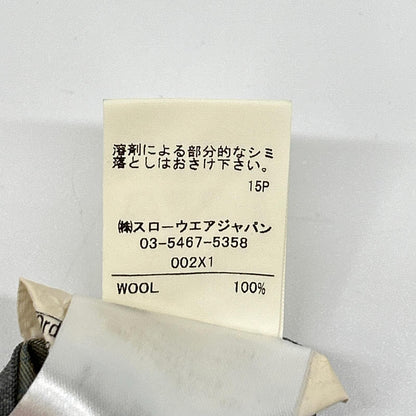 INCOTEX インコテックス ×BEAMSF SLIMFIT グレー ウール スラックス ボトムス