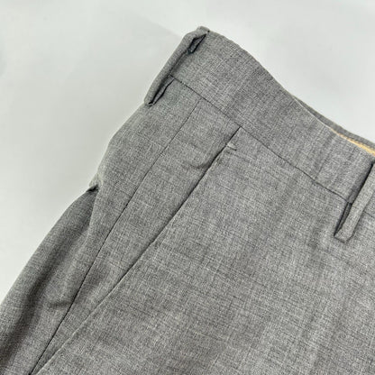 INCOTEX インコテックス ×BEAMSF SLIMFIT グレー ウール スラックス ボトムス
