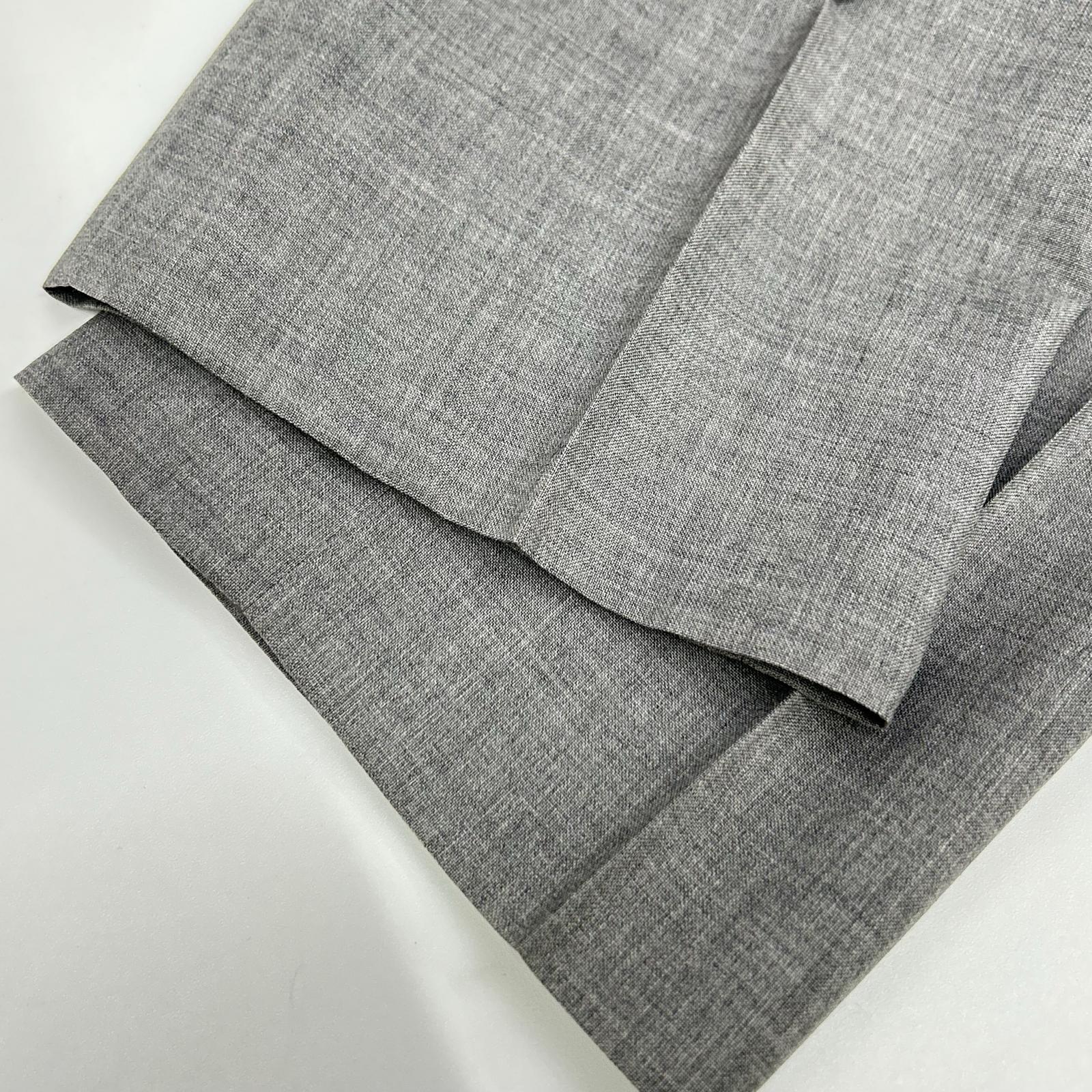 INCOTEX インコテックス ×BEAMSF SLIMFIT グレー ウール スラックス ボトムス