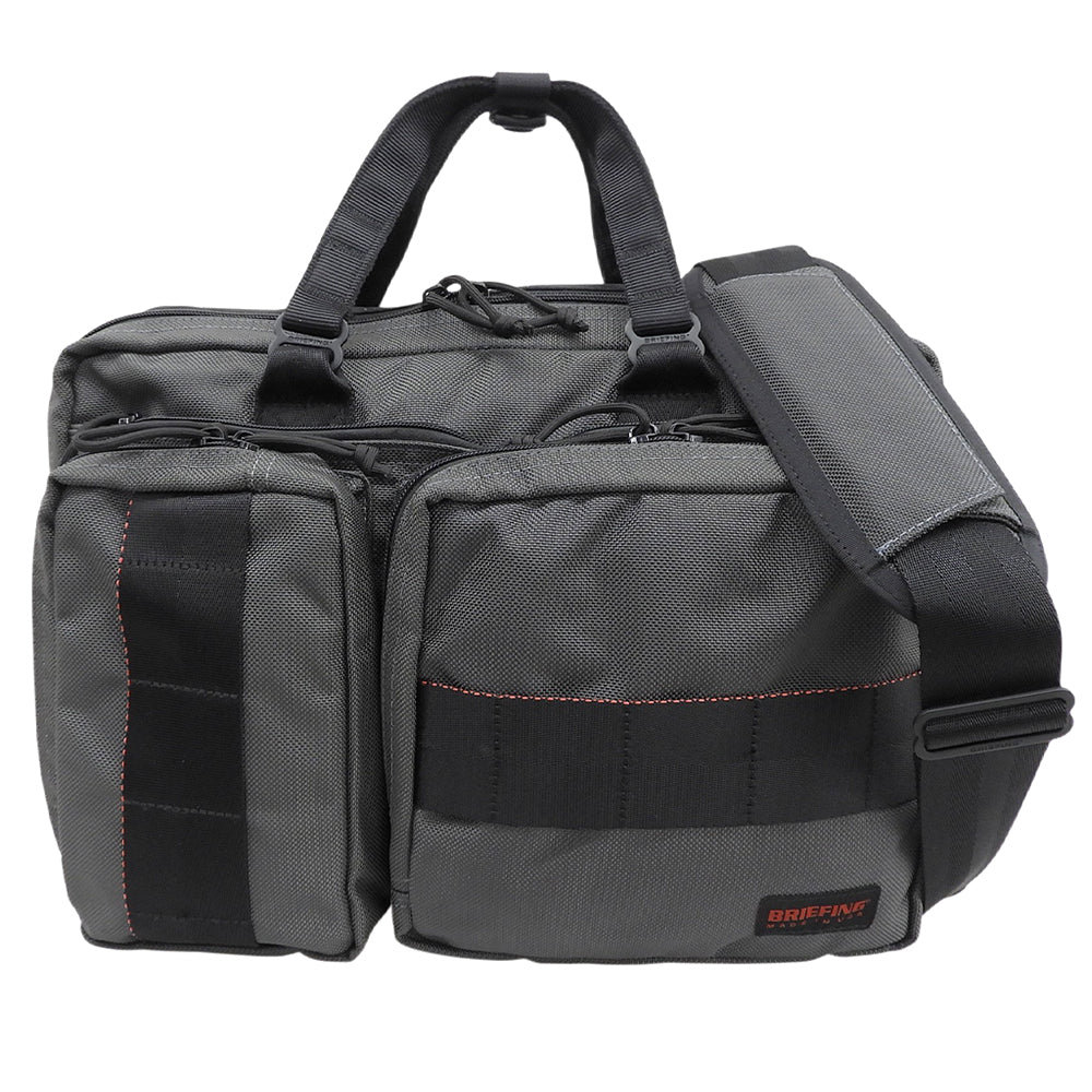 BRIEFING ブリーフィング 新品同様 STEEL 3WAY NEO TRINITY LINER ビジネスバッグ ブリーフケース メンズ グレー/ブラック BRF399219-011 ビジネスバッグ ブリーフケース
