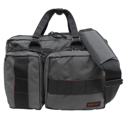 BRIEFING ブリーフィング 新品同様 STEEL 3WAY NEO TRINITY LINER ビジネスバッグ ブリーフケース メンズ グレー/ブラック BRF399219-011 ビジネスバッグ ブリーフケース
