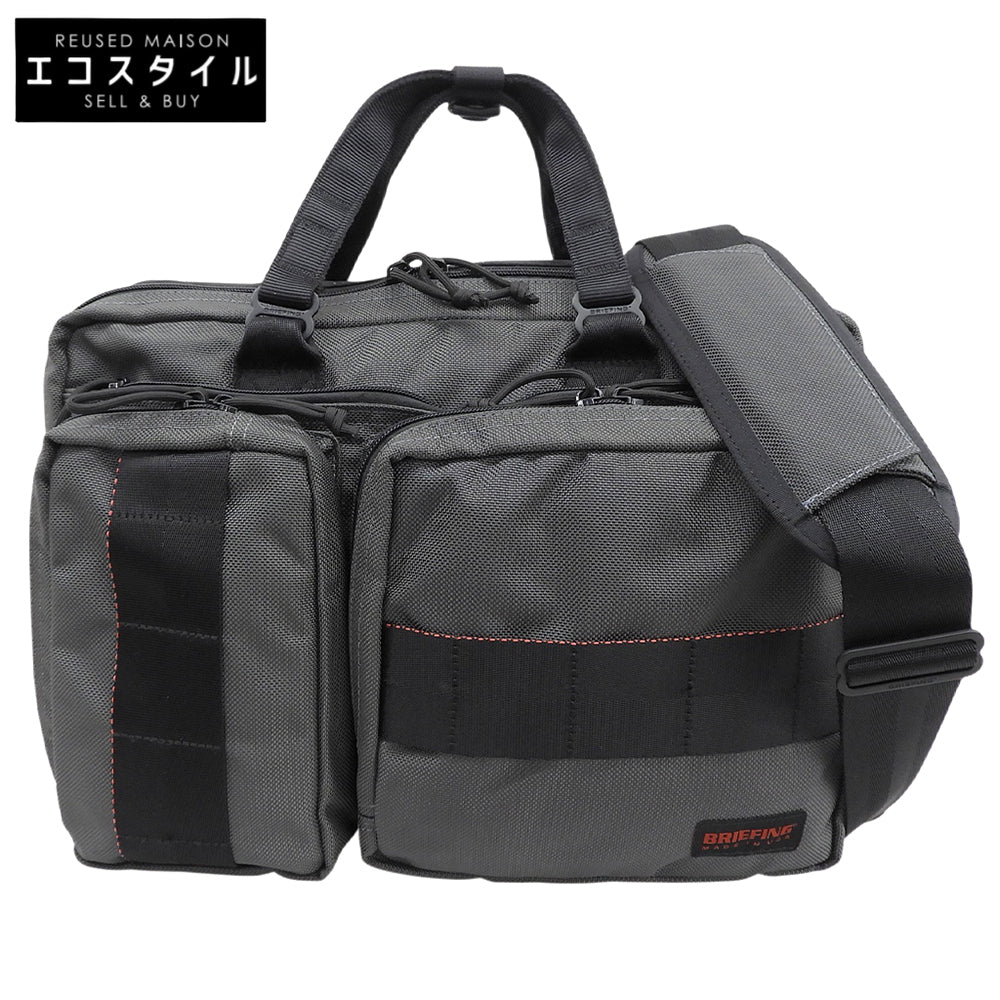 BRIEFING ブリーフィング 新品同様 STEEL 3WAY NEO TRINITY LINER ビジネスバッグ ブリーフケース メンズ グレー/ブラック BRF399219-011 ビジネスバッグ ブリーフケース