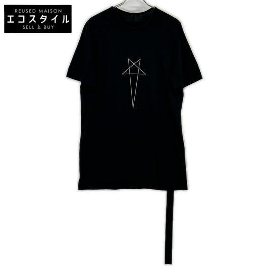 DRKSHDW ダークシャドウ Rick Owens　DU02C5250 ブラック ペンタグラム Tシャツ トップス